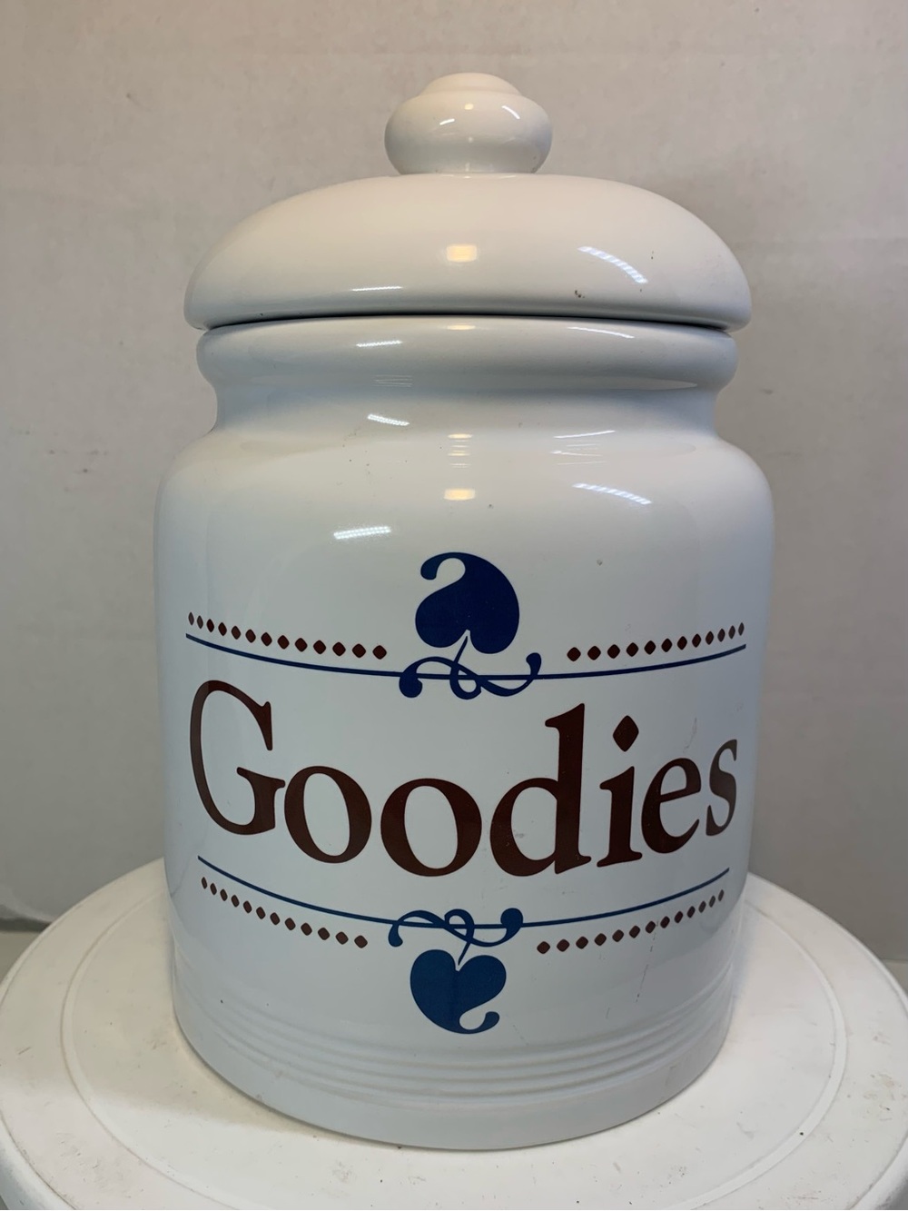 Vintage Promotional Lacks Furniture Cookie Jar.               3456